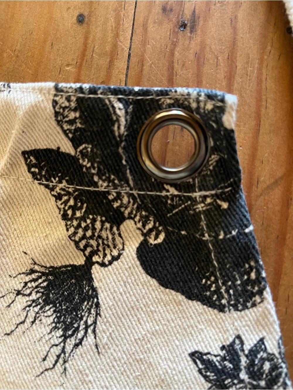 Black & Cream Canvas Vegetable Print Kitchen Apron